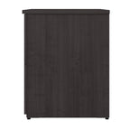 Archivador lateral de 2 cajones, estilo clásico – Carbón / Gris / Plateado / Blanco