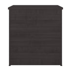 Archivador lateral de 2 cajones, estilo clásico – Carbón / Gris / Plateado / Blanco