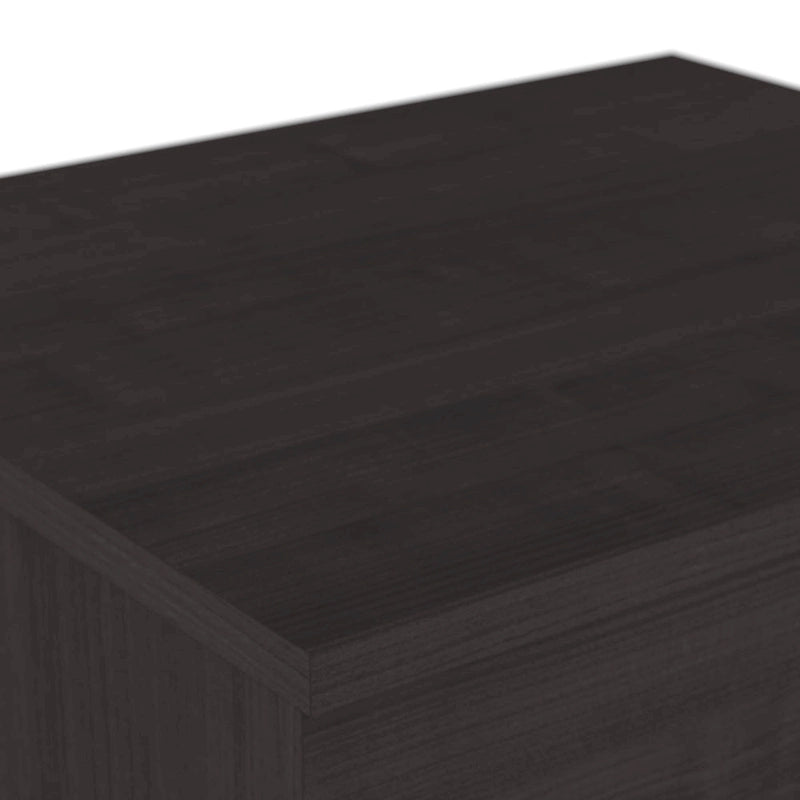 Archivador lateral de 2 cajones, estilo clásico – Carbón / Gris / Plateado / Blanco