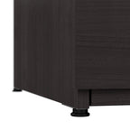 Archivador lateral de 2 cajones, estilo clásico – Carbón / Gris / Plateado / Blanco