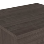 Archivador lateral de 2 cajones, estilo clásico – Carbón / Gris / Plateado / Blanco