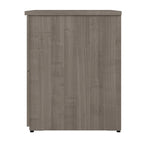 Archivador lateral de 2 cajones, estilo clásico – Carbón / Gris / Plateado / Blanco