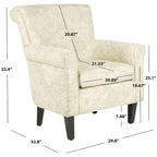 Sillón Club Gris con Diseño de Jardín - 30 An. x 33 Pr. x 32 Al.