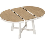 Mesa de Comedor Redonda Extensible con 16 hojas, Mesa de Cocina, Mesa Auxiliar, Mesa de Centro, Escritorio de Trabajo, Mesa de Comedor de Madera Maciza