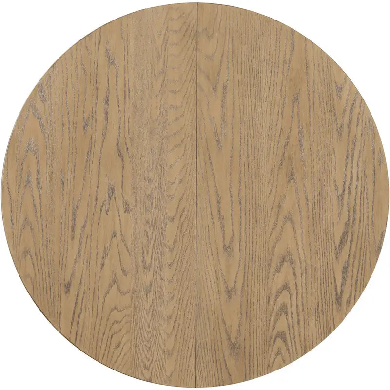 Mesa de Comedor Redonda Extensible con 16 hojas, Mesa de Cocina, Mesa Auxiliar, Mesa de Centro, Escritorio de Trabajo, Mesa de Comedor de Madera Maciza