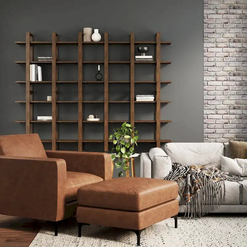 Estanterías Flotantes de Pared para Libros, Estante Expositor de 3 Niveles, Estantería Modular Decorativa de Madera Maciza