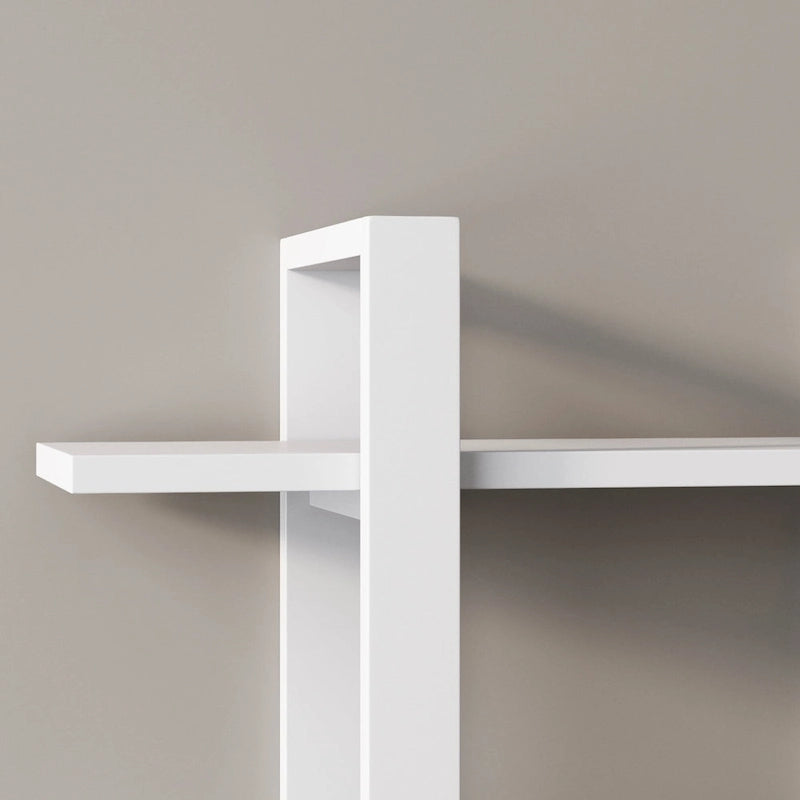 Estanterías Flotantes de Pared para Libros, Estante Expositor de 3 Niveles, Estantería Modular Decorativa de Madera Maciza