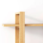 Estanterías Flotantes de Pared para Libros, Estante Expositor de 3 Niveles, Estantería Modular Decorativa de Madera Maciza