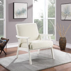 Sillón tapizado de tela de mediados de siglo
