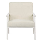 Sillón tapizado de tela de mediados de siglo