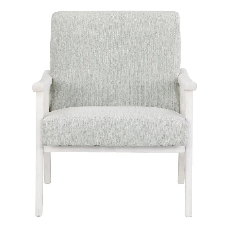 Sillón tapizado de tela de mediados de siglo