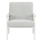 Sillón tapizado de tela de mediados de siglo