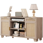 Mueble de TV de ratán