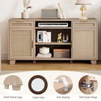 Mueble de TV de ratán