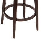 Taburete giratorio de madera
