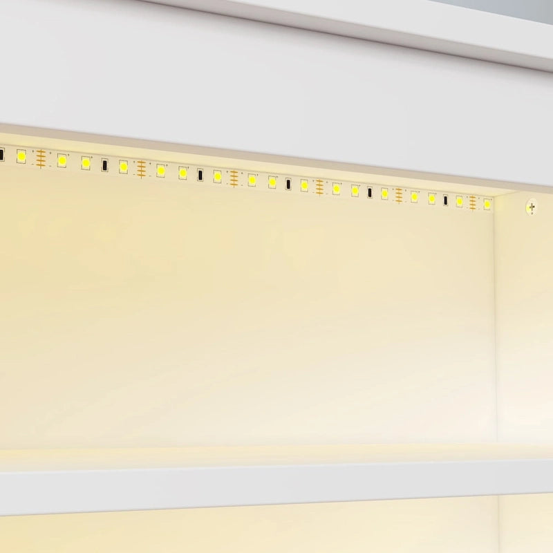 Cabecero de librería tamaño Queen con orificio para pasar cables y luces