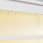 Cabecero de librería tamaño Queen con orificio para pasar cables y luces