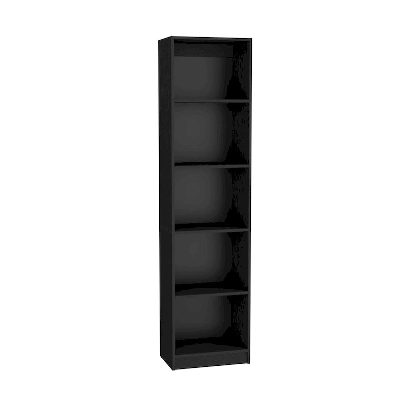 Juego de 3 libreros modulares de 4 estantes, blanco/multicolor/negro, montaje entre 3 personas