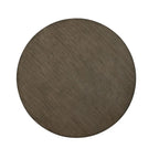 Mesa de comedor redonda rústica de madera gris de 48 pulgadas