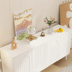 Aparador con 4 puertas, mesa auxiliar tipo buffet - 63.2W