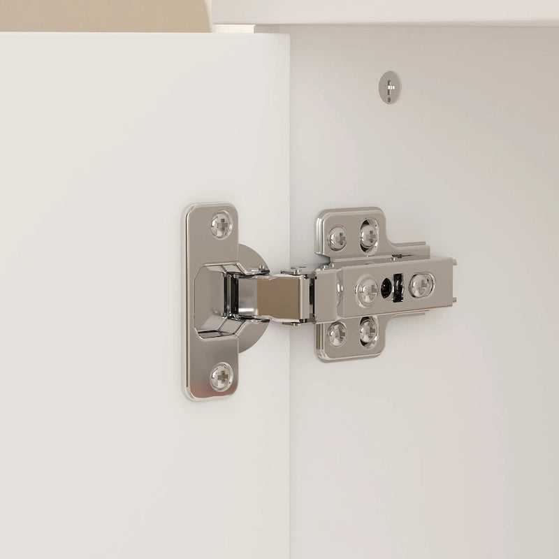 Aparador con 4 puertas, mesa auxiliar tipo buffet - 63.2W