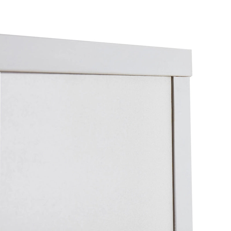 Armario de almacenamiento para encima del inodoro pintado de blanco con estantes ajustables