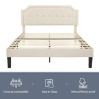 Estructuras de cama tapizadas con cabecero ajustable
