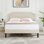 Estructuras de cama tapizadas con cabecero ajustable