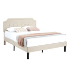 Estructuras de cama tapizadas con cabecero ajustable