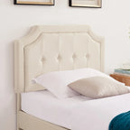Estructuras de cama tapizadas con cabecero ajustable