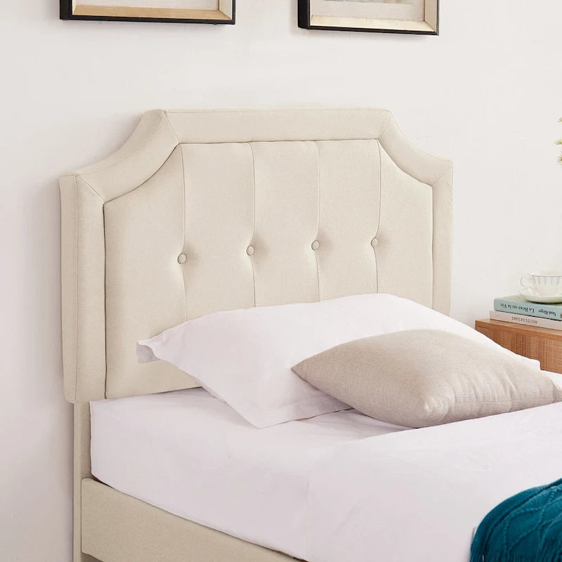 Estructuras de cama tapizadas con cabecero ajustable