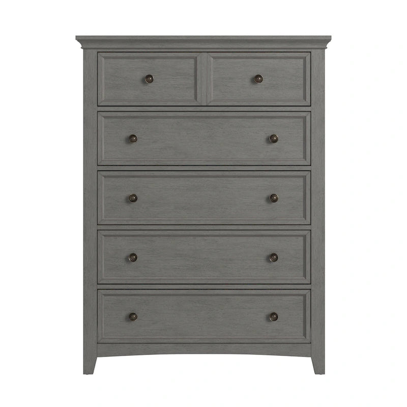 Cómoda modular de madera de 5 cajones