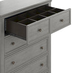 Cómoda modular de madera de 5 cajones