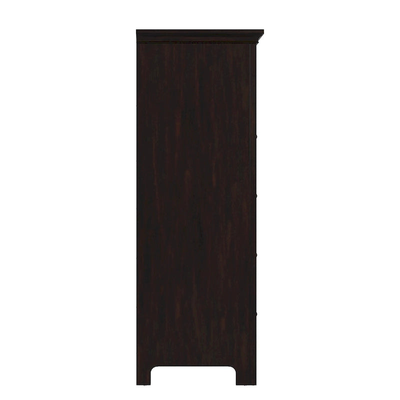 Cómoda modular de madera de 5 cajones