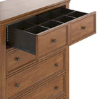 Cómoda modular de madera de 5 cajones