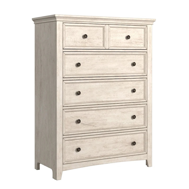 Cómoda modular de madera de 5 cajones