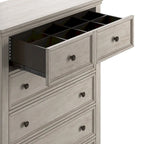 Cómoda modular de madera de 5 cajones