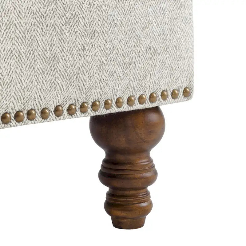 Sillón moderno tapizado, estructura de madera maciza con cojín lumbar, para sala de estar