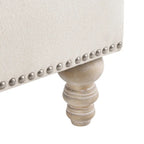 Sillón moderno tapizado, estructura de madera maciza con cojín lumbar, para sala de estar
