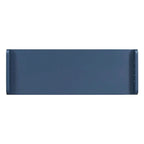 Banco de Almacenamiento con Cajones Blanco/Azul Marino/Espresso/Madera Natural – Asiento para 2 Personas