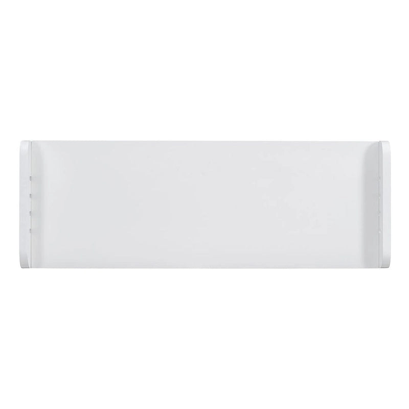 Banco de Almacenamiento con Cajones Blanco/Azul Marino/Espresso/Madera Natural – Asiento para 2 Personas