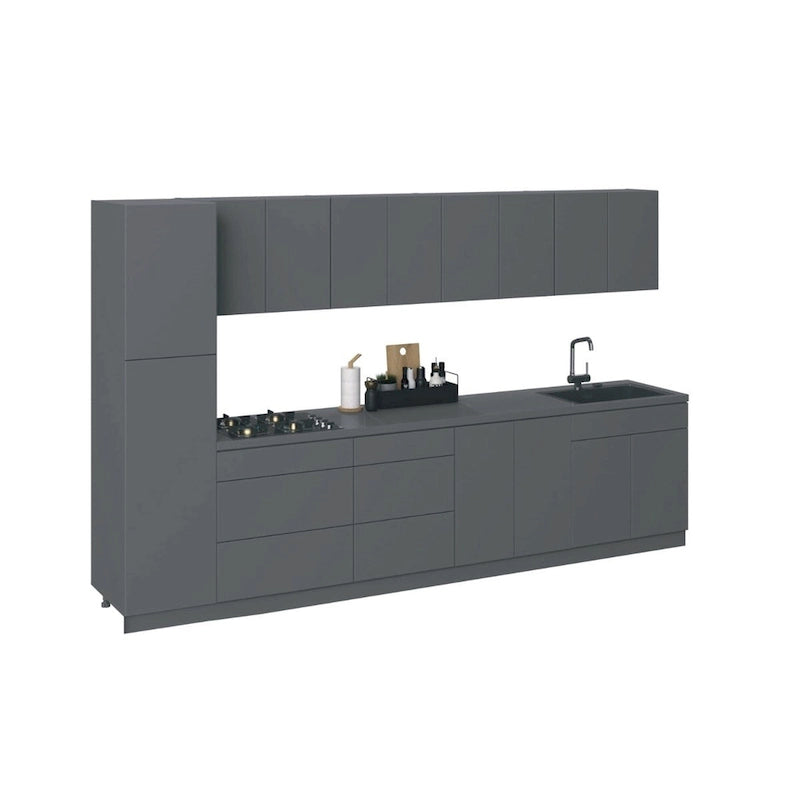 Kitchen Elegant Collection Gray Color Base Size 11Ft Wide - 135x24
