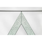 Armario de almacenamiento de 2 puertas plateado/gris con moldura de espejo y diseño de diamante – Montaje para 1 persona