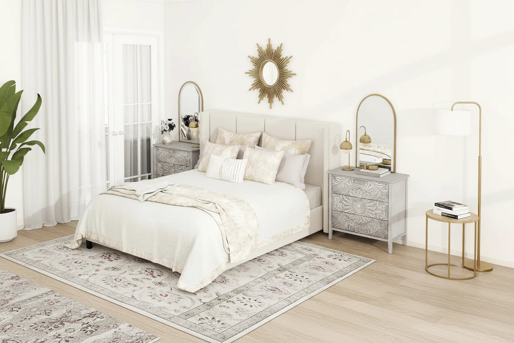 3 Drawer Cabinet, American Furniture, Suitable for Bedroom, Living Room, Study