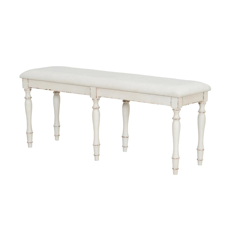 Banco de comedor tapizado tradicional vintage de 50.4 pulgadas