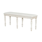 Banco de comedor tapizado tradicional vintage de 50.4 pulgadas