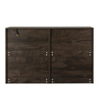 Mueble de almacenaje de 6 cajones marrón/gris/gris oscuro, montaje para 1 persona