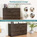 Mueble de almacenaje de 6 cajones marrón/gris/gris oscuro, montaje para 1 persona