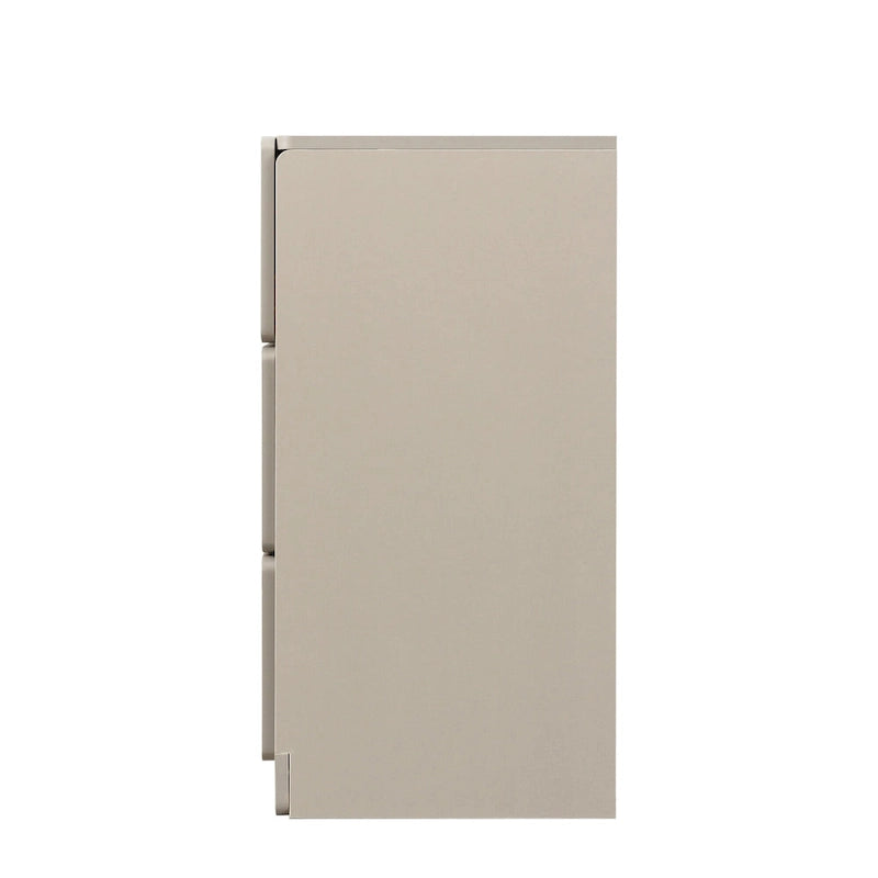 Mueble de almacenaje de 6 cajones marrón/gris/gris oscuro, montaje para 1 persona