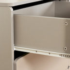 Mueble de almacenaje de 6 cajones marrón/gris/gris oscuro, montaje para 1 persona